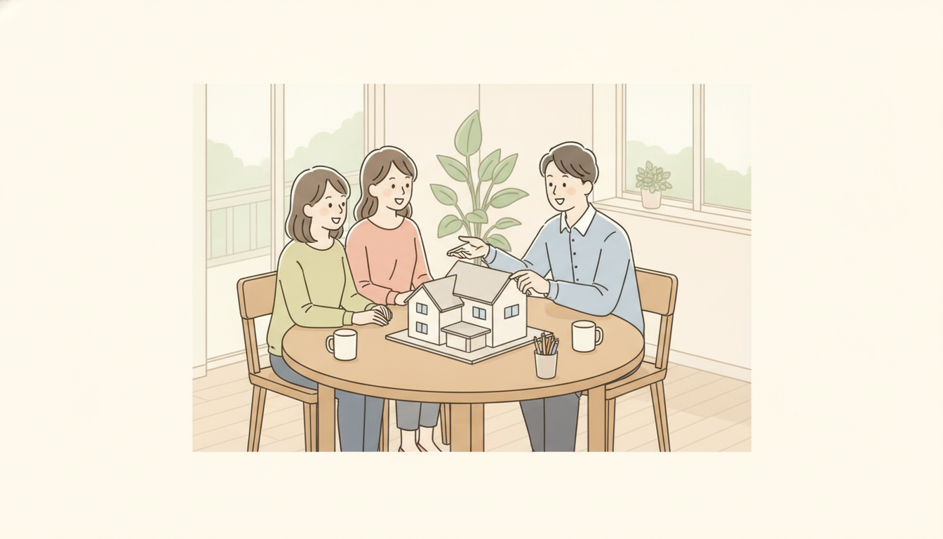 注文住宅の打ち合わせの流れ